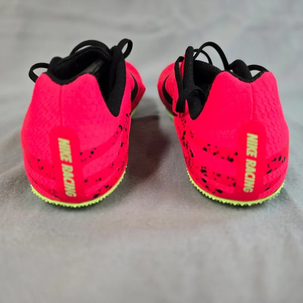 Nike Zoom Rival S Track Field‎ Spikes Pink Black Splatter Mens 12.5